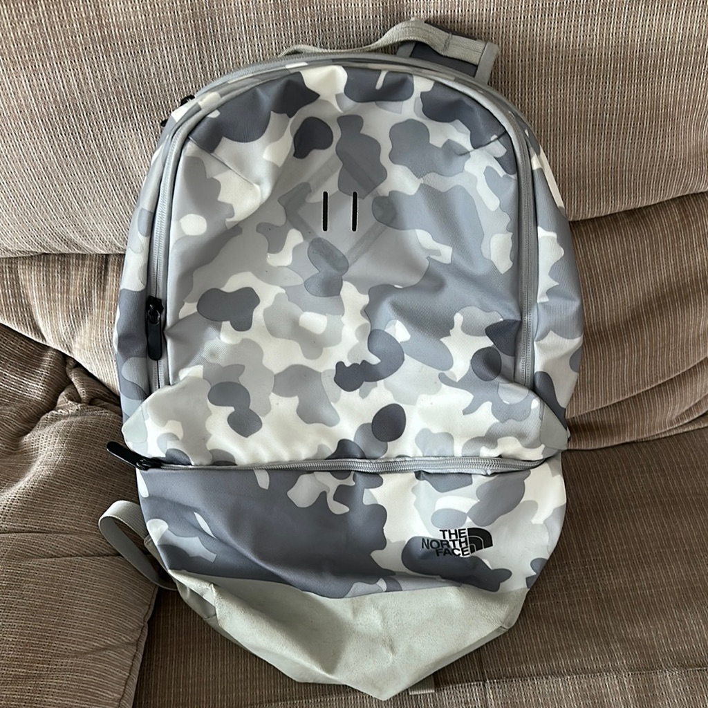 The North Face Gray Camo Men's Backpack